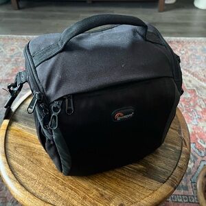 Black Lowepro Camera Bag